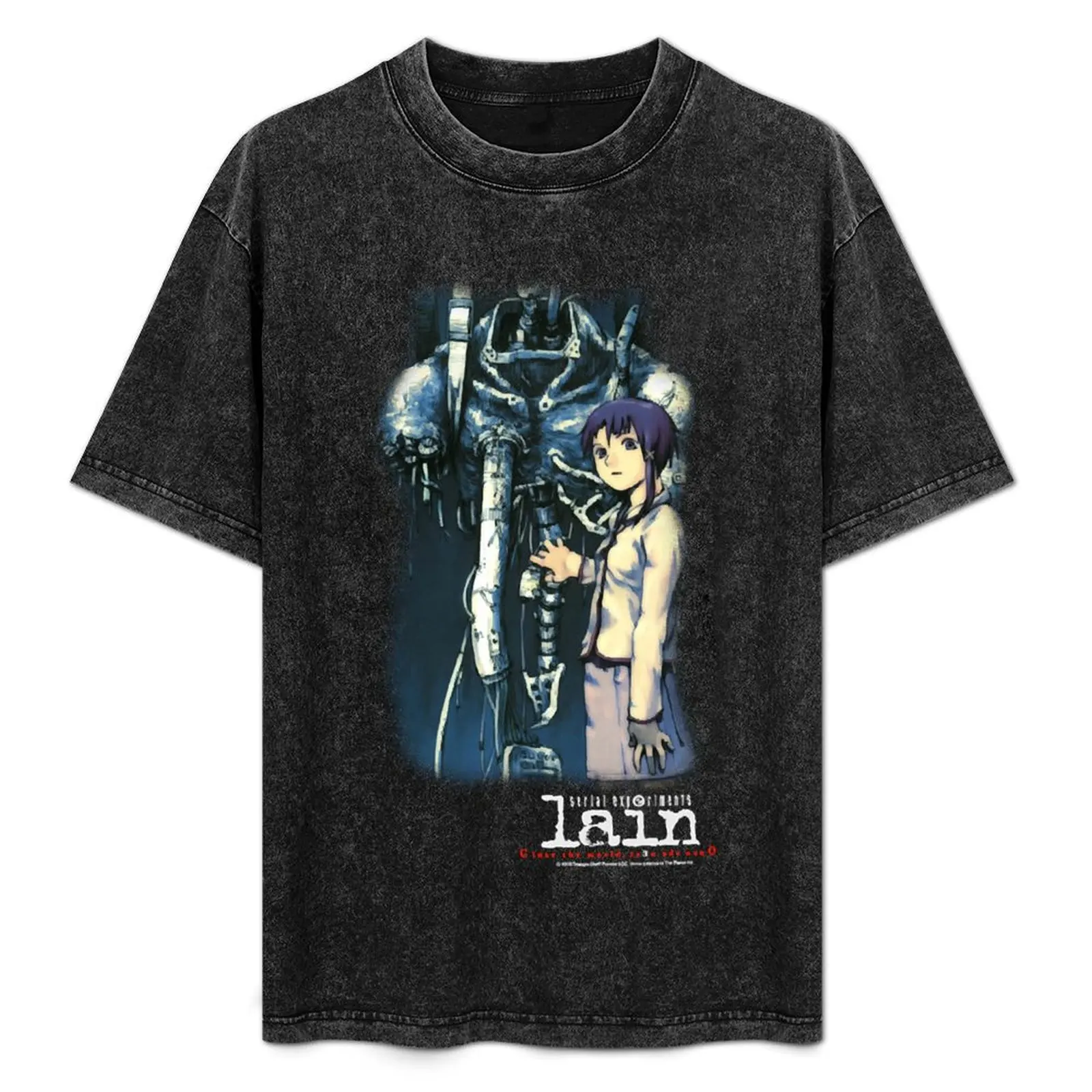 Serial Experiments Lain Mech T-Shirt cheap stuff hippie clothes quick drying mens graphic t-shirts funny