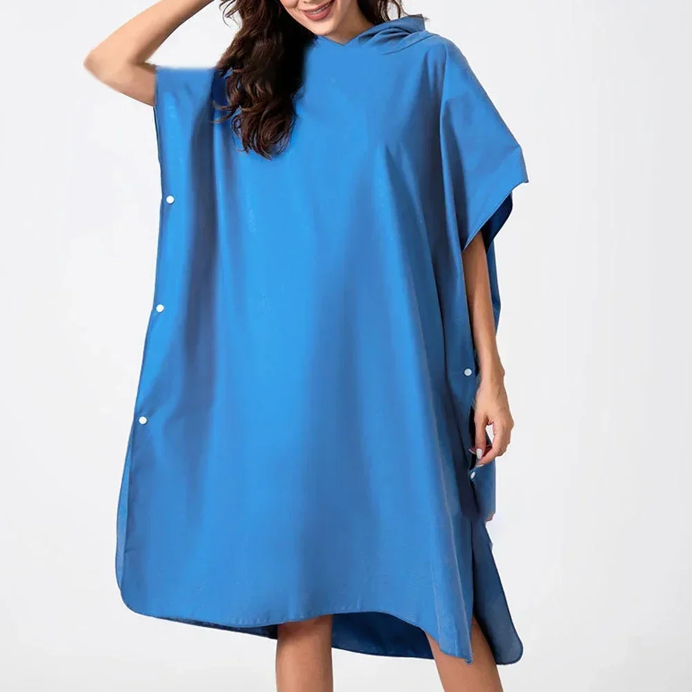 

1pc Surf Poncho Towel Poncho Quick-Dry Towel Swim Towels Beach Poncho For Adults 218x88CM Quick-Drying Microfiber Fabric