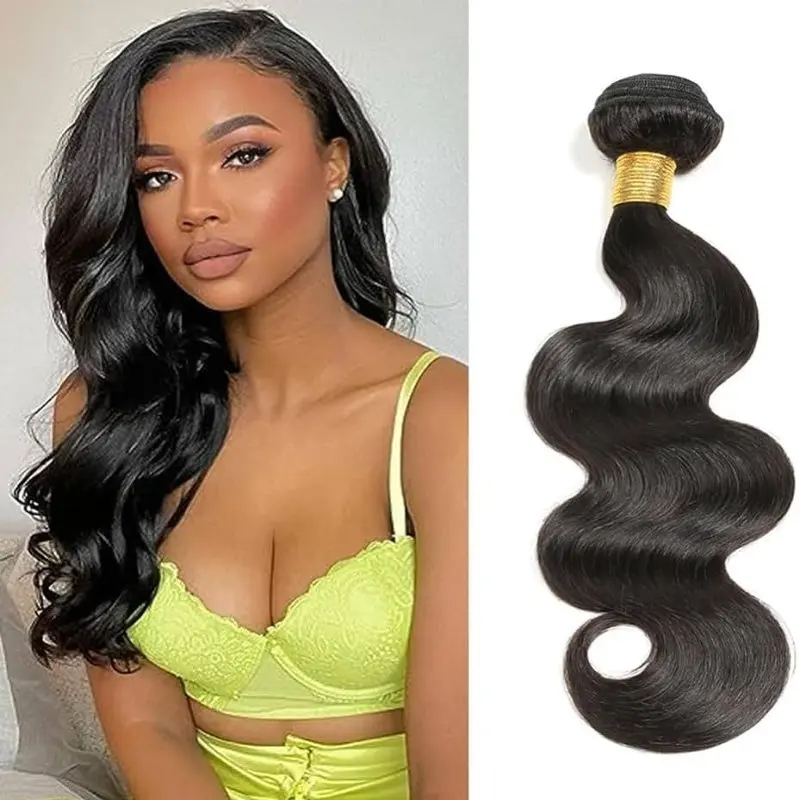 30 32 inch Brazilian Water Wave Body Wave Raw Virgin Remy Doule Drawn Wholesale Natural Tissage Human Hair Weave Bundles