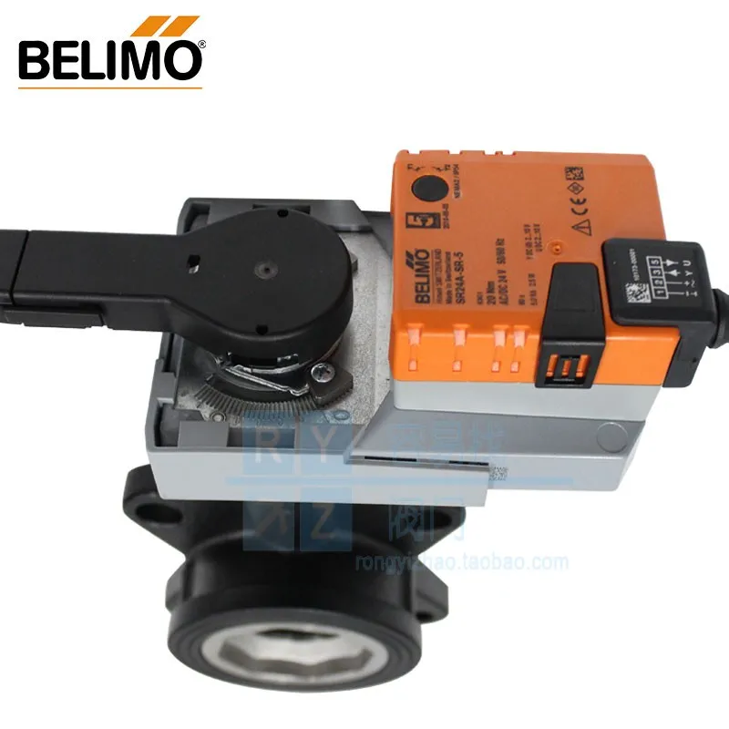 

BELIMO proportional integral electric regulating ball valve Belimo SR24A-SR-5+R679AO two-way pair clip 4 inch