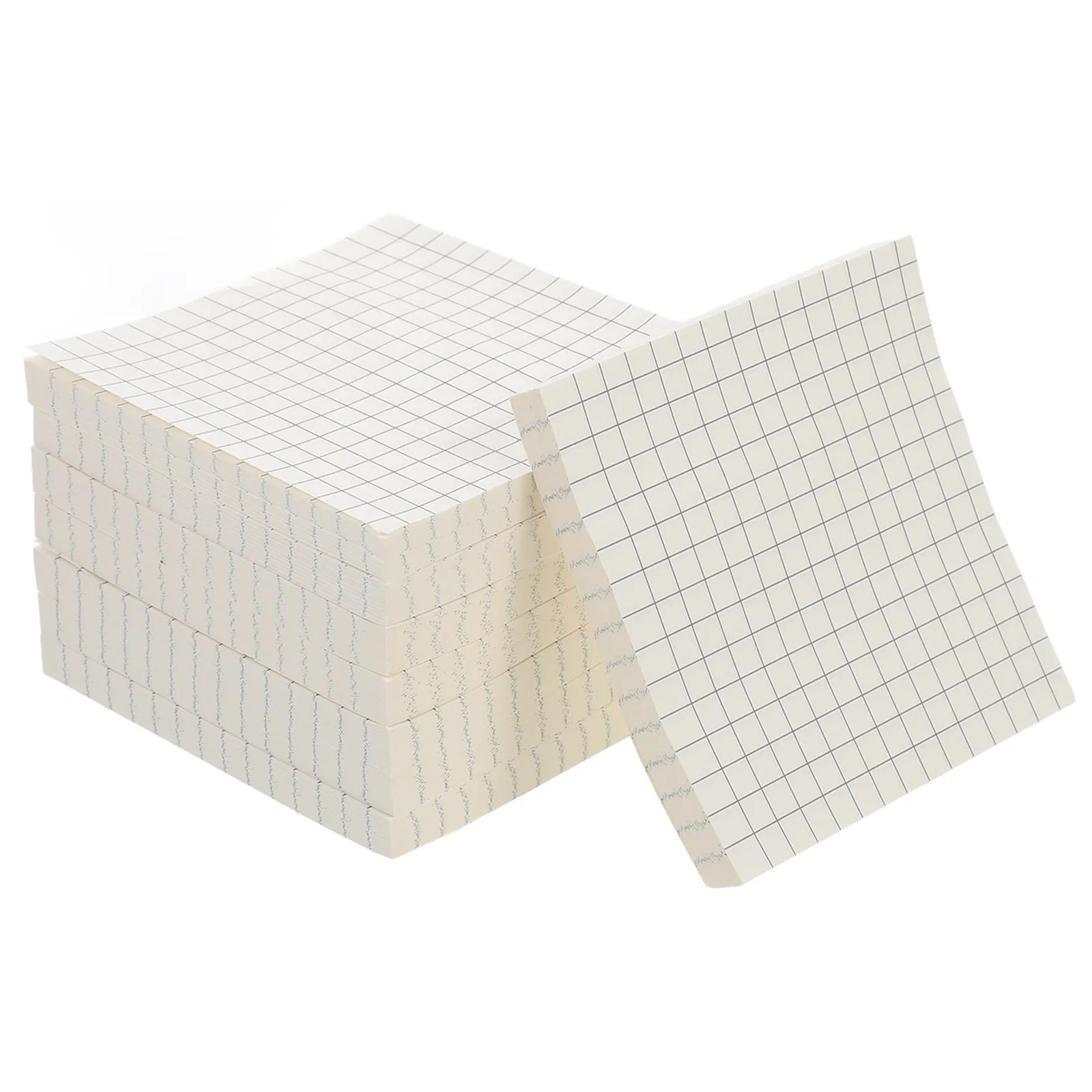 8 Books Multi-Function Memo Pad Exquisite Workmanship Strong Adhesive Grid for to-Do Lists Diary Reminder Study