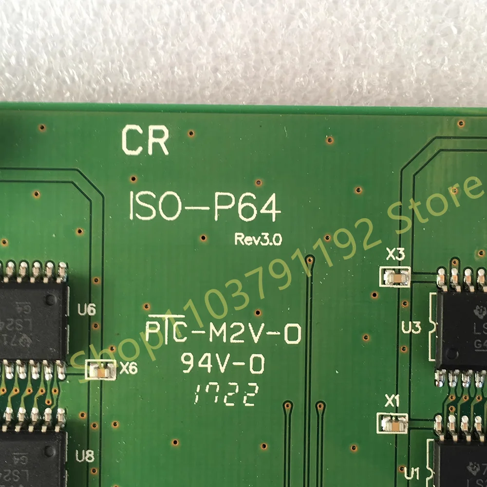 64-channel optically isolated Digital input Card ISO-P64 REV 3.0