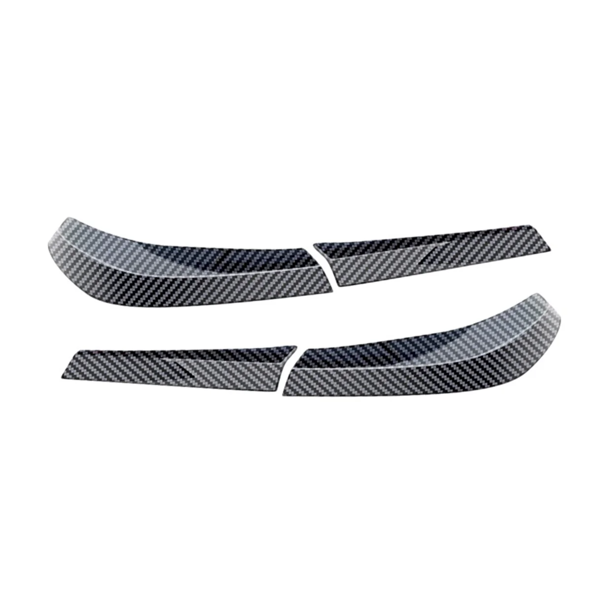 Taillight Eyebrows Eyelids Cover Eyelash Head Light Lamp Stickers for Toyota Raize 200 Series Carbon Fiber Pattern