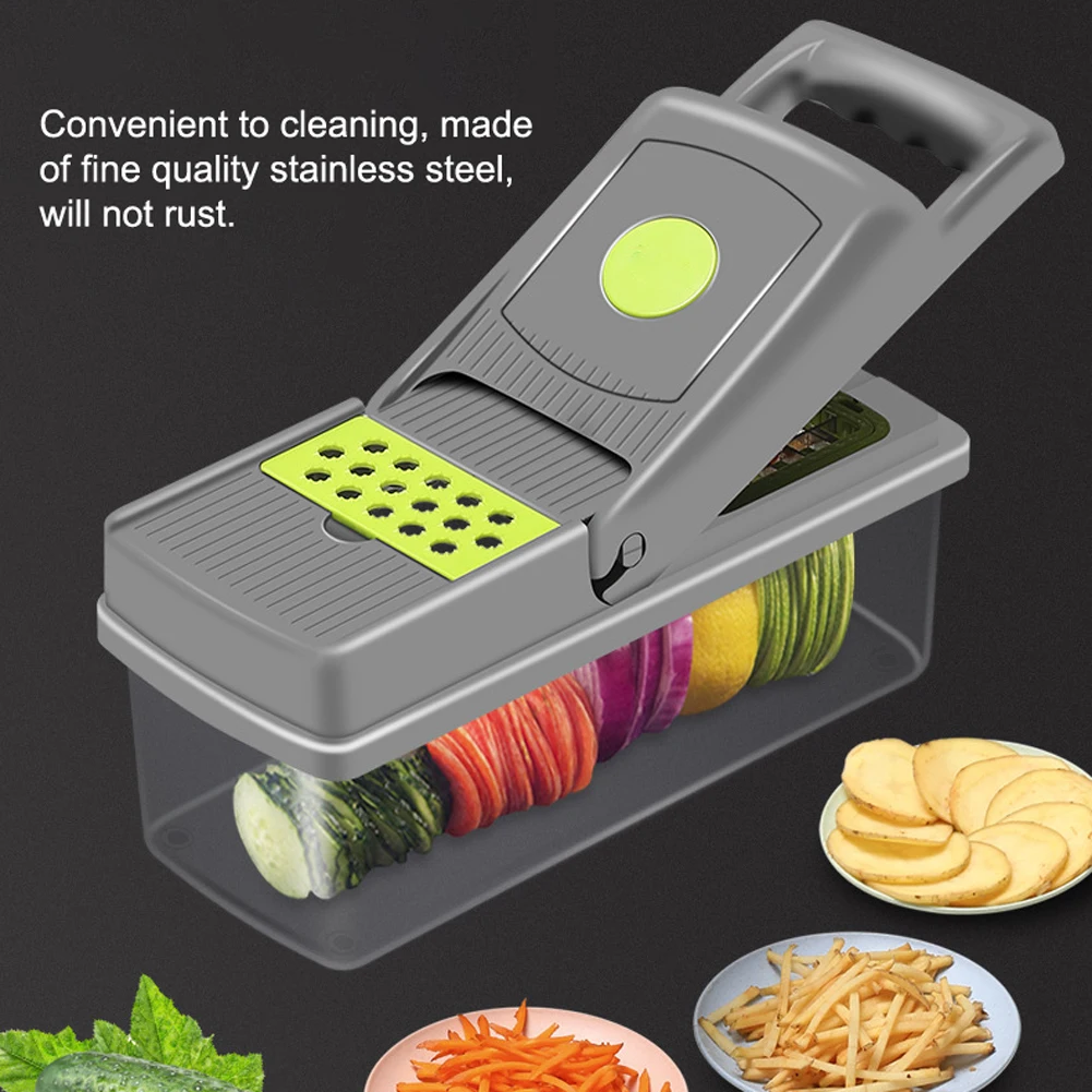 Home Use Vegetable Cutter Fruits Slicer Potato Peeler Carrot Cheese Grater Onion Chopper Multifunctional Kitchen Accessories