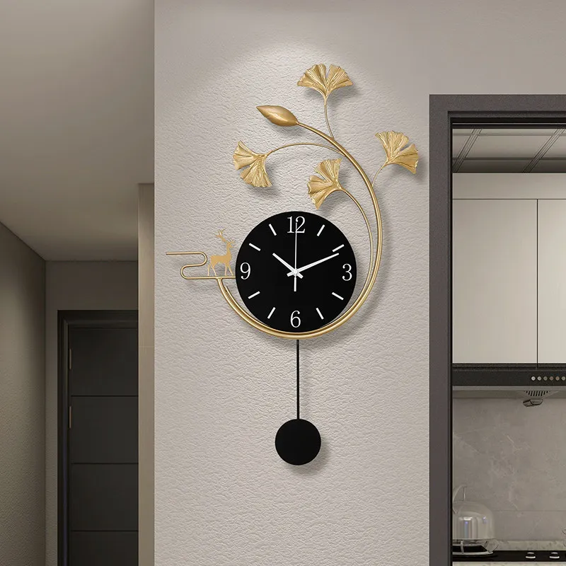 Design Bedrooms Clock Wall Digital Luxury Living Room Restaurant Modern Wall Clocks Xenomorph Horloge Murale Room Decorations