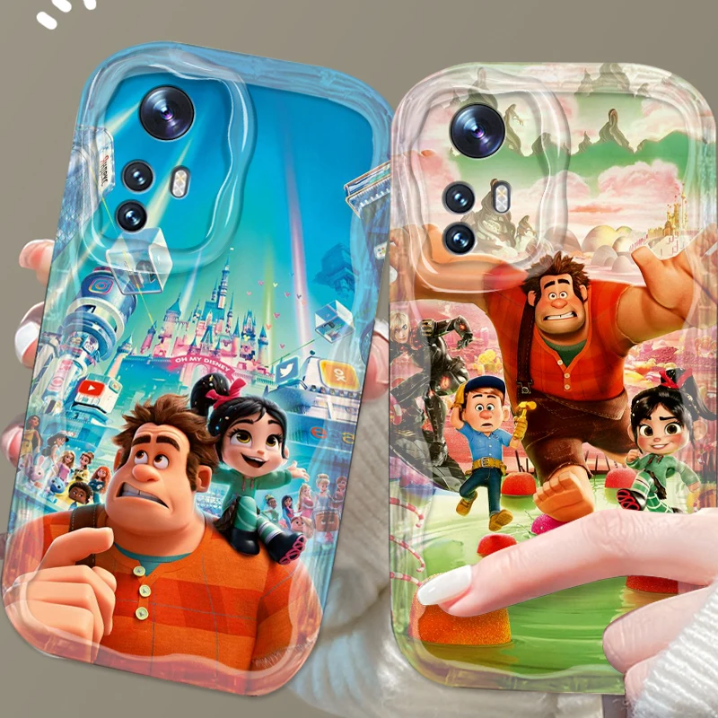 Anime Movie Wreck-It Ralph For Xiaomi Mi 14 12 12T 11 Lite Poco M6 X6 X5 X4 X3 M3 F4 Pro GT NFC 5G Wave Oil Funda Phone Case