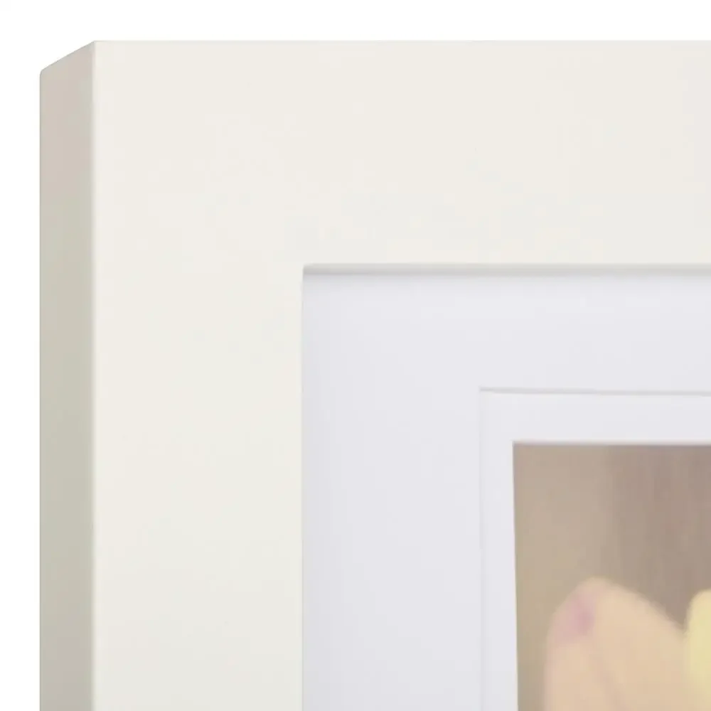 7PC White Photo Frame Kit 11x14 8x10 7x4 5x7 8x8 Wall Art Display Kit Horizontal or Vertical Layout Contemporary Decor Prints