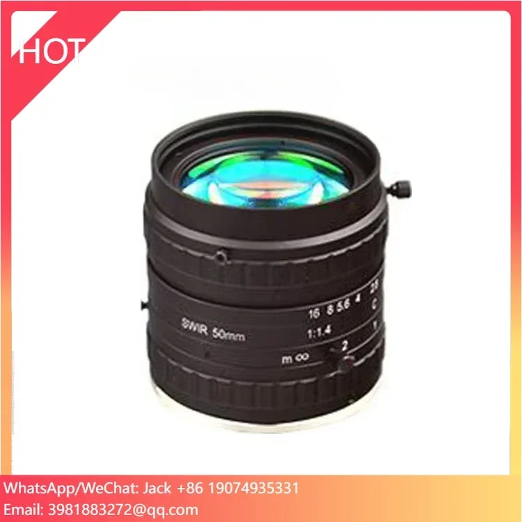 

1inch Image Format Manual Iris 50mm Focal Length 50 mm C Mount Short Wavelength Infrared IR Industrial Vision Swir Cctv Lens