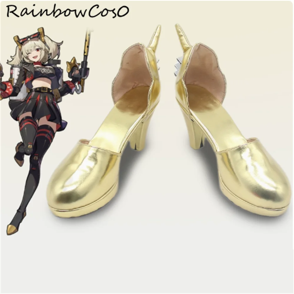 

Burnice Whita Zenless Zone Zero Cosplay Shoes Boots Props Game Anime Halloween RainbowCos0 W4422