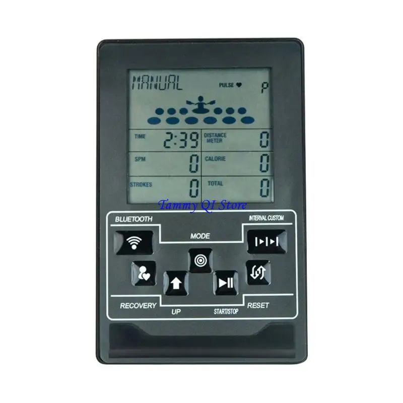 

F1FD Adjustable Rowing Machine Monitor with Speedometer Odometer and Calorie Counter