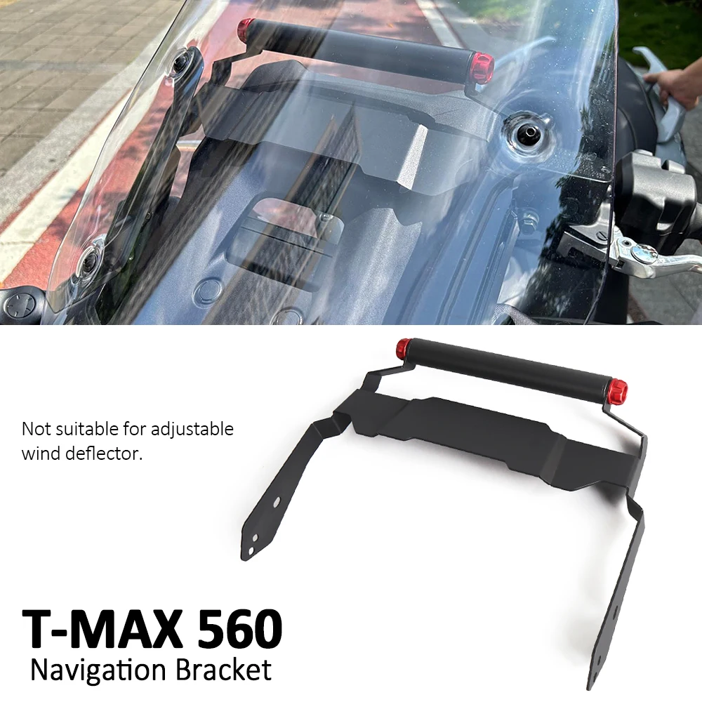 

For YAMAHA TMAX T-MAX 560 T-Max560 2025 Motorcycle Accessories Navigation Bracket Phone Holder GPS Stand Windshield bracket