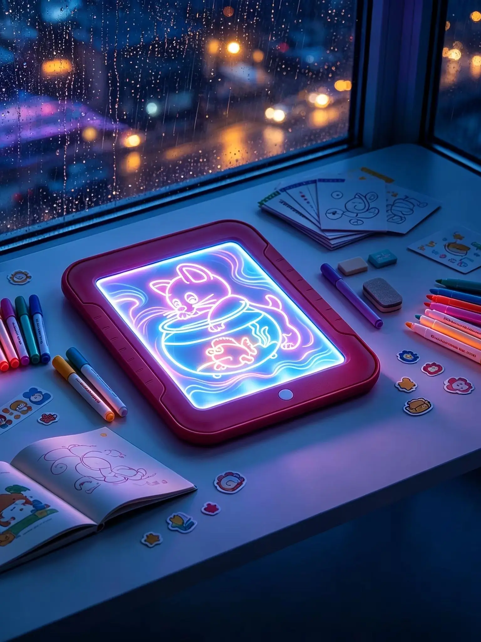 LED Kids Tracing Drawing Board8 5