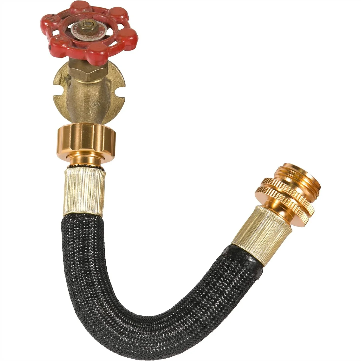 

Garden Hose Extension 0.8ft Flexible Adapter Short Connector with Spiral Tube for Reel RV Dehumidifier