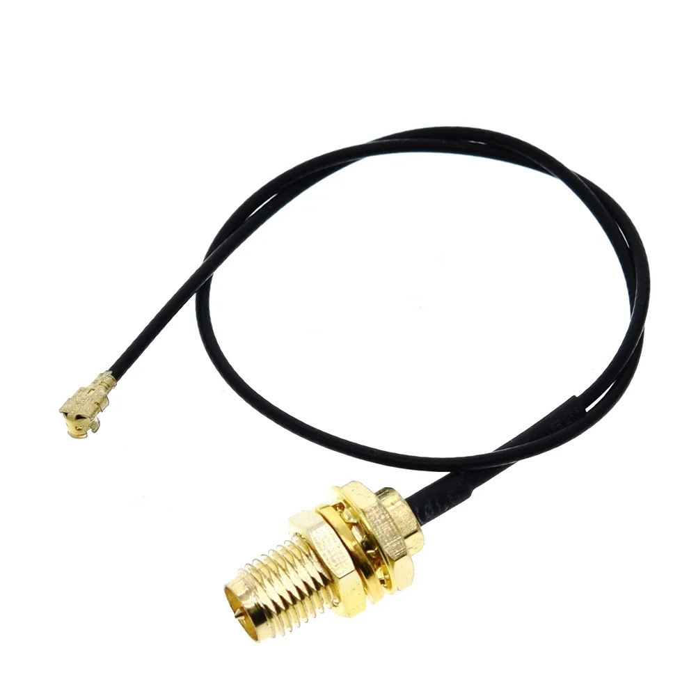 Cabo conector sma macho para uFL/u.FL/IPX sem conector conjunto de adaptador coaxial RG178 cabo rabo de porco 1.13mm
