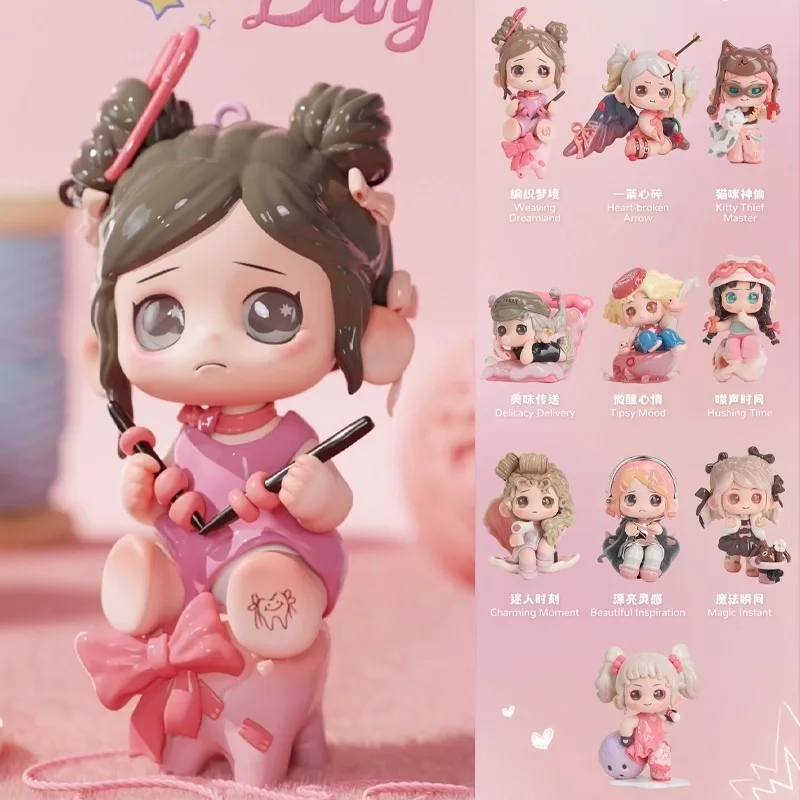 

HEYONE Cute Party Series Blind Box 2025 New Trendy Collectible Figure Kawaii Anime Desk Decoration Gift for Girls Best Birthday