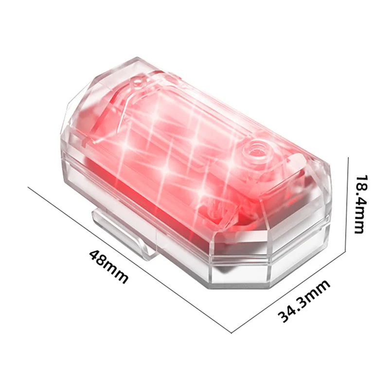 T24C Highlight รีโมทคอนโทรลไร้สาย LED Strobe Light Drone Strobe Light เครื่องบิน Strobe ไฟ