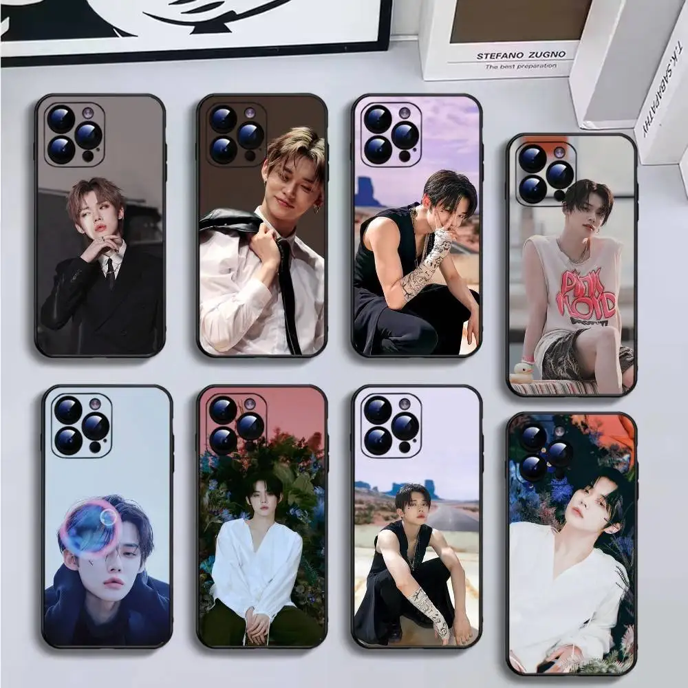 

Kpop-C-Choi-Y-YeonjunS Phone Case For iPhone16,15,14,13,12,11 Plus,Pro Max,XS,X,XR,SE,Mini,8,7,Soft Black Cover
