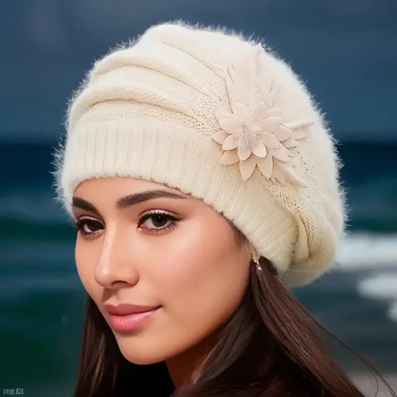 chapeu-feminino-inverno-flor-chapeu-boina-grossa-quente-malha-la-chapeu-outono-inverno-mae-chapeu