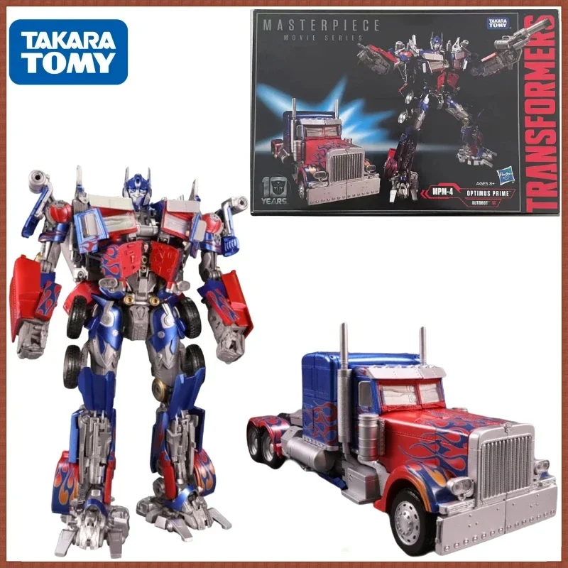 In Stock Takara Tomy Transformers MPM-04 Optimus Prime Collect Figure Anime Robot Anime Action Models Kid Gifts Stitch