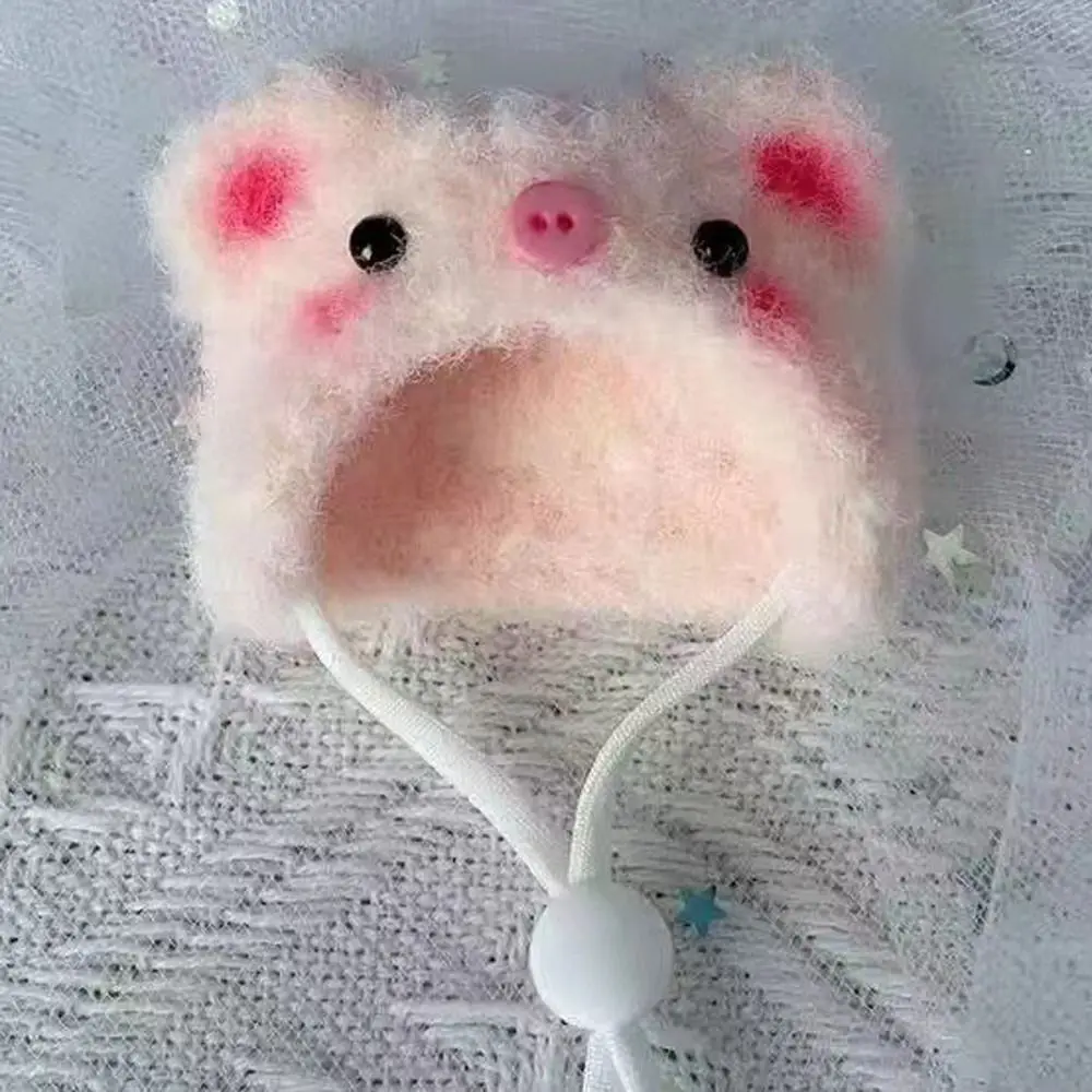 

Doll Accessories Plush Hamster Cap Hand Crocheted Cute Cotton Doll Hat Mini DIY Doll Hat Winter
