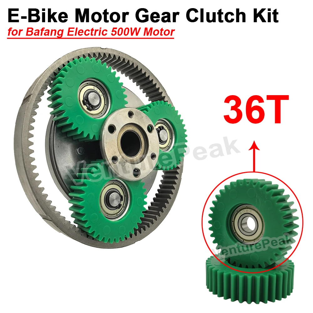 

E Bike Accessories Motor Clutch Kit 36T 47.3x13.5mm Planetary Gear with 88mm Clutch Outer Ring Gear Set for Bafang 500W Motor