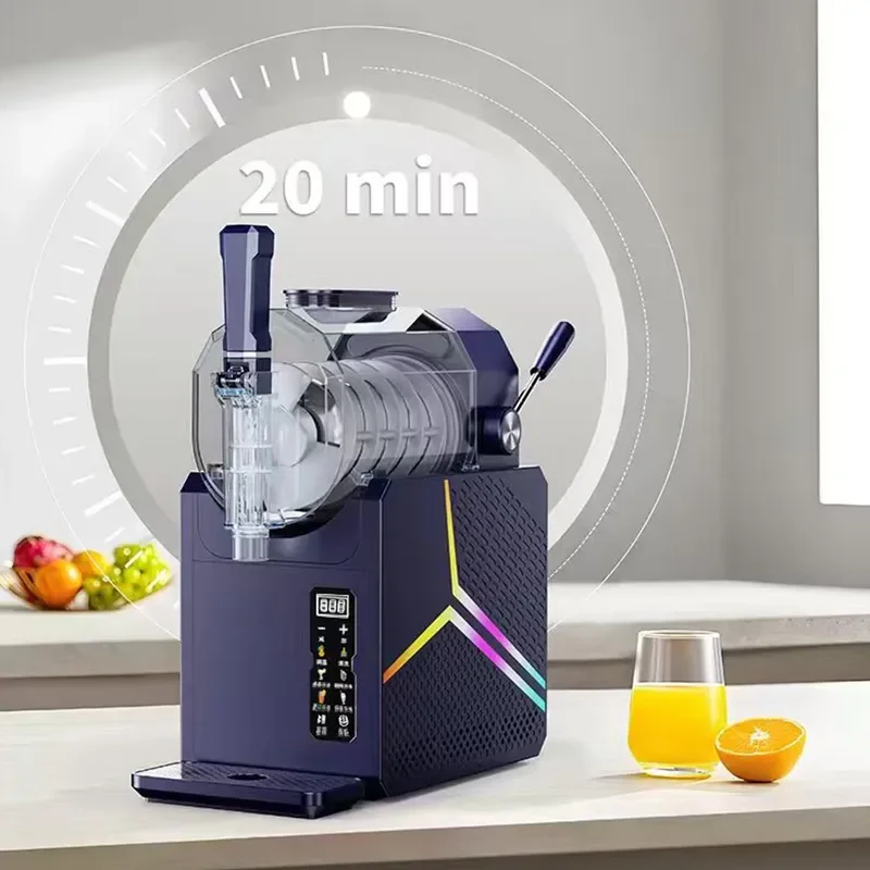 Commercial Automatic Slush Machine Intelligent Temperature Control Fresh Smoothie Maker Multi Functional Refrigeration