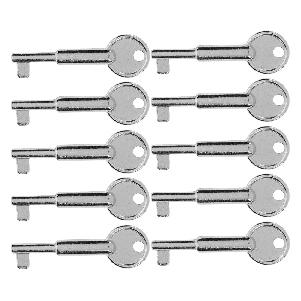 

10pcs Emergency Button Switch Keys Sturdy Reset Key for Home Manual Call Points Alarm Systems Portable Design