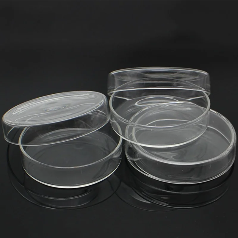 4pcs/lot, /10pcs/lot glass petri dish, culture petri dish plate with cover