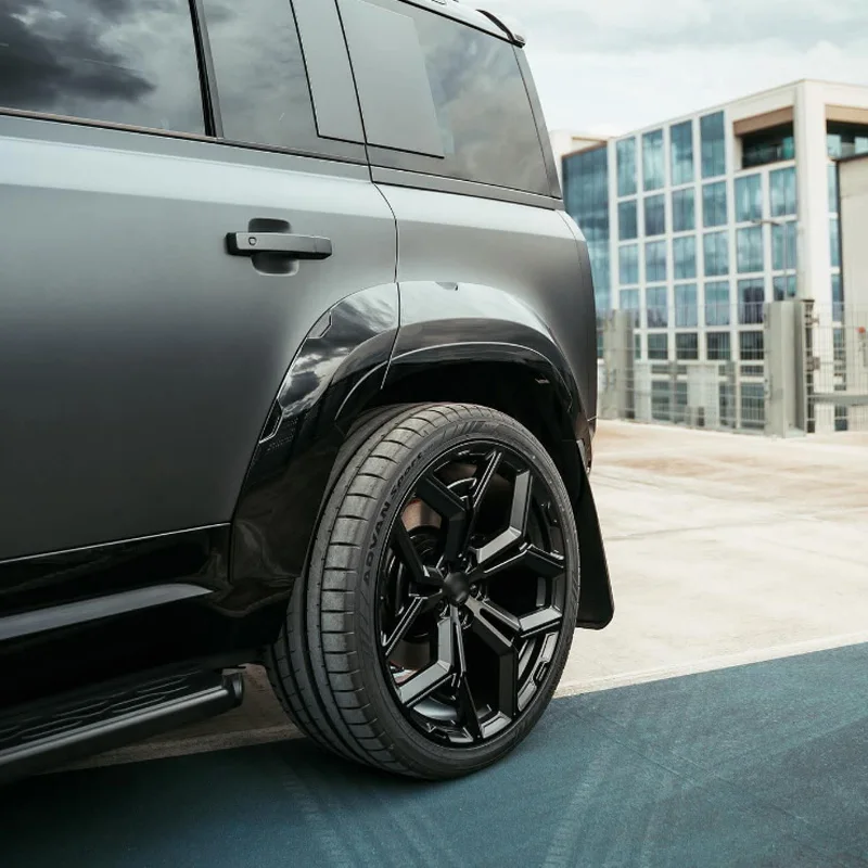Gloss Black Urban Wheel Eyebrow Arch Trim Cover Fender Fit for Defender 2020-2026 L663