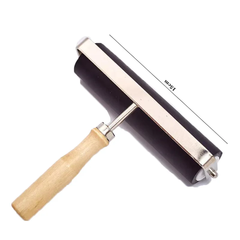 أداة طباعة بكرة غراء مقاس 15 سم من Roewe، بكرة حبر، أداة طين ناعمة، نموذج تمثال DIY، أداة تشكيل الطين #5