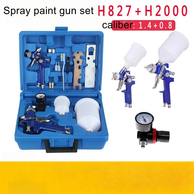 

H827+H2000 Toolbox Set Pneumatic Spray Gun Paint Spray Gun