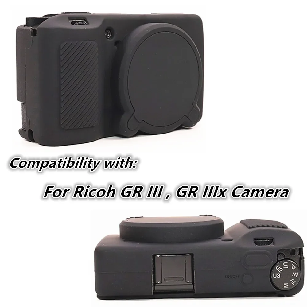 For Ricoh GR III IIIx GR3 GR3x New GRIII GRIIIx Silicone Armor Skin Case Body Cover Protective DSLR Camera Bag