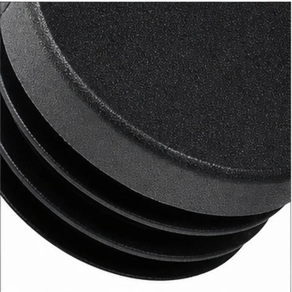 20Pcs Plastic Metal Round Tube Plug Cap Black For For Chair Legs Furniture Maker End Caps Non Threaded Tubing