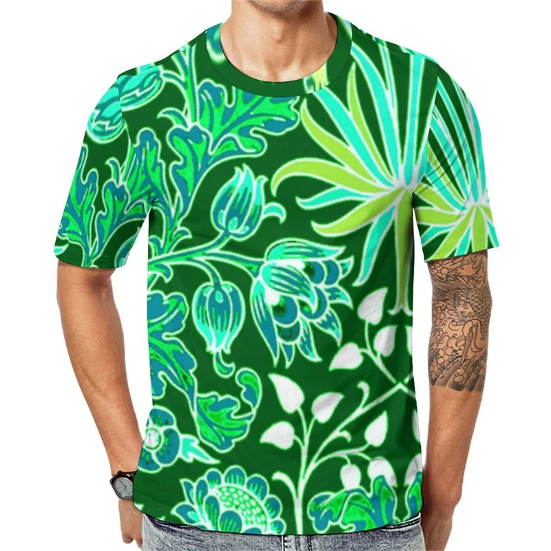Unisex 3D Flower Print Blusas, Harajuku Street Tee Shirts, Tops masculinos de grandes dimensões, Moda Feminina, Roupas Femininas, Verão, 2024