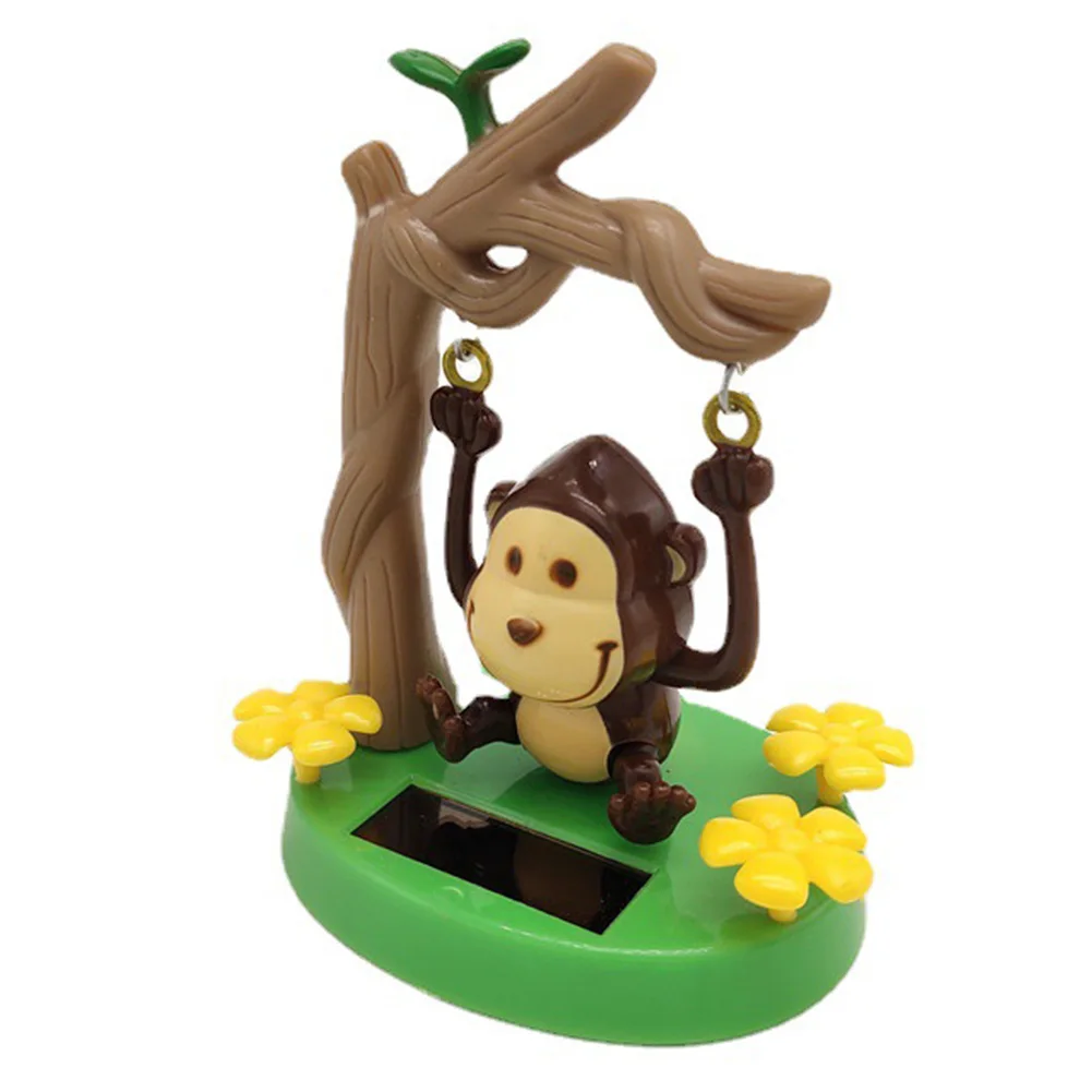 

Solar Dancing Monkey Toy Animated Bobble Monkey Dancer Cute Animal Desktop Ornaments for Car Interior Decoration