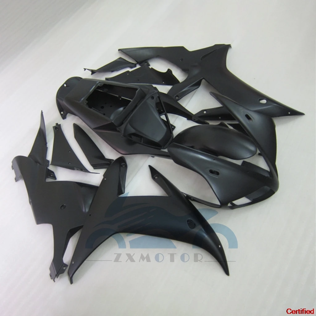 Painted Whole Fairings Kit for 2002 2003 YZFR1 02-03 YZF-R1 100% Fit ZXMT ABS Plastic High Grade Aftermarket Bodywork Black