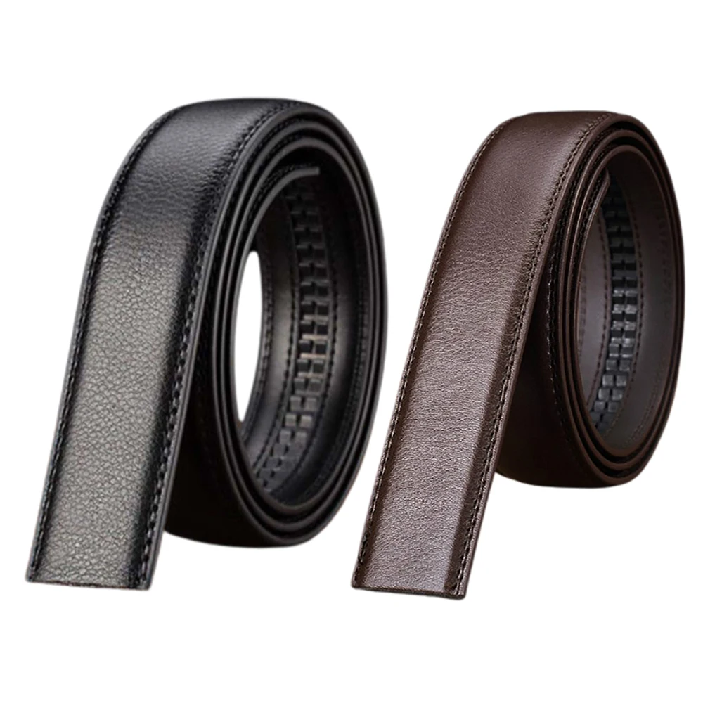 

High Quality Men's Luxury Belts Strap Leather Automatic Ribbon Waist Strap Belt Without Buckle Business Belt Male Belt Waistband