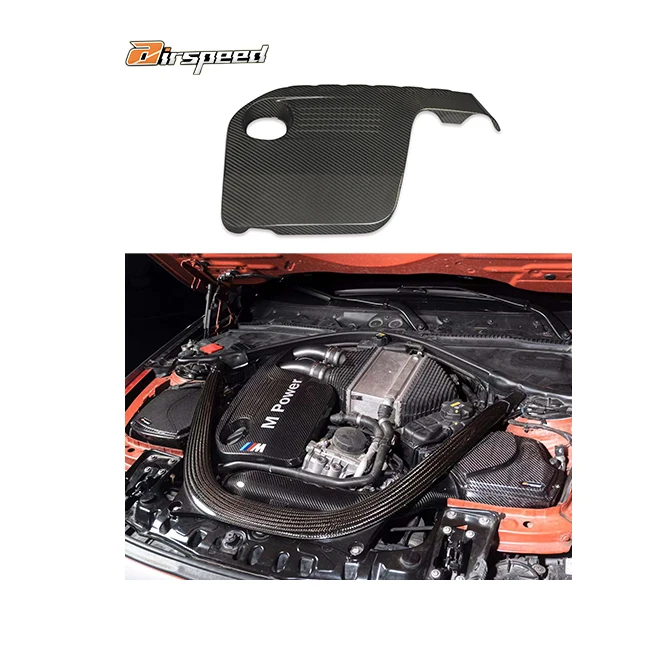 Dry Carbon Fiber 3K Twill Carbon Car Engine Hoods Bonnet Cover for BMW M2C/M3/M4 F Chaiss S55 3.0T