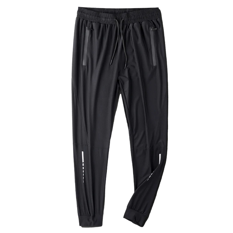 Men Jogging Trackpants Mesh Running Breathable Fitness Training Jogging Sweatpants Bodybuilding Basketball Tennis Trousers