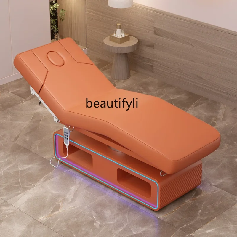 Electric Beauty Bed Medical Massage Latex Bed for Beauty Salon Constant Temperature Heating Physiotherapy Bed