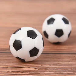 2pcs Black White Resin Football Table Soccer Table Ball Baby Foot Fussball 32mm