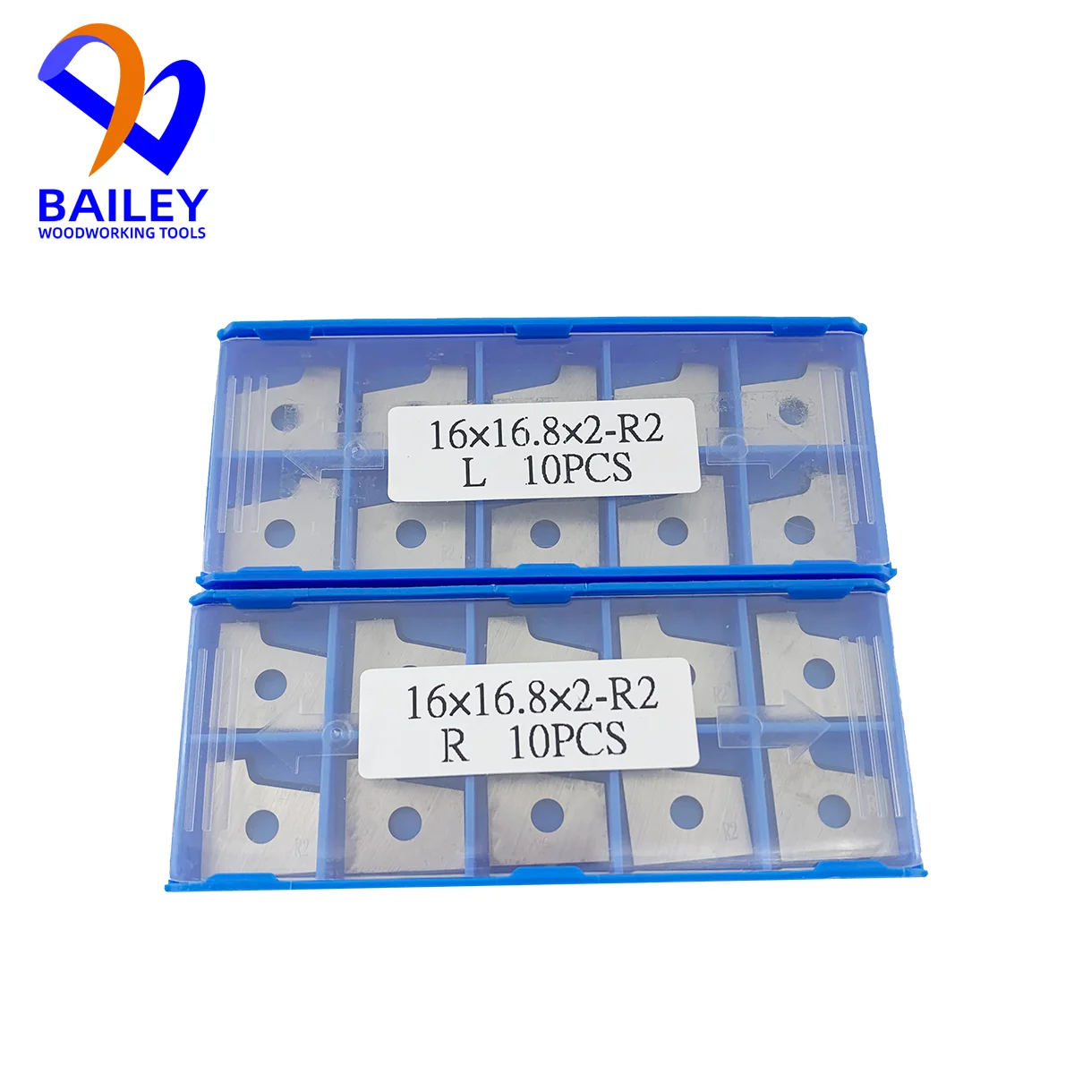 BAILEY 10 Uds 16X16,8X2mm hoja raspadora de carburo cuchillos de tornado para aplicadora automática de bandas de bordes