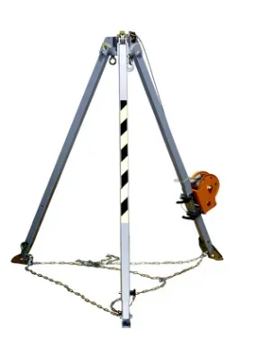 wholesale rescue equipment  outdoors Fire  aluminum Safety emergency rescue tripod with hand winch