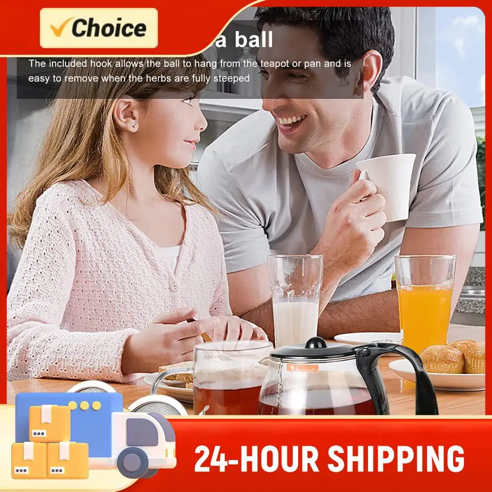 

Long-Handle Tea Infuser Strainer Tea Steeper Filters Ball for Loose Leaves Stainless Steel for Loose Spices Seasonings