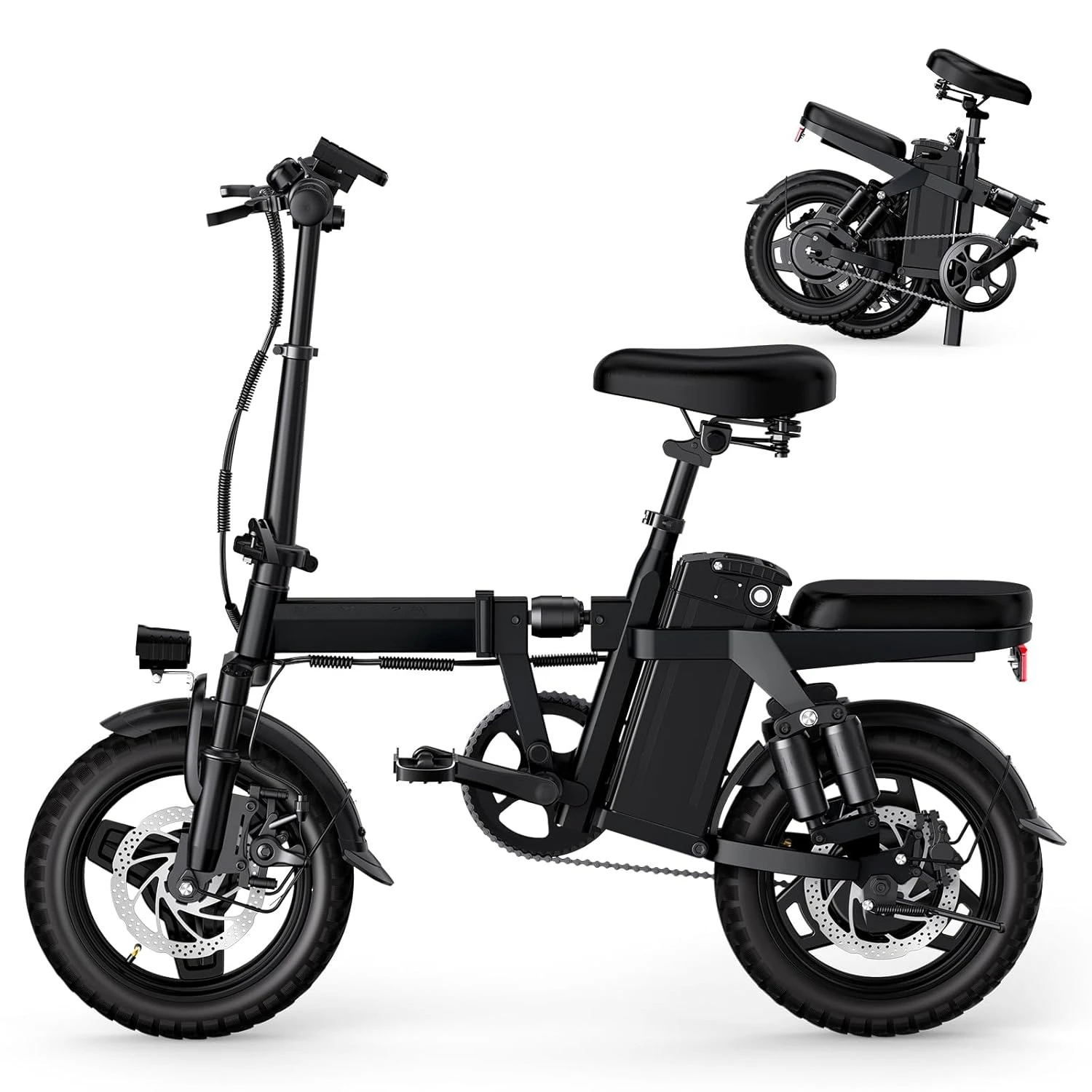A14 Electric Bike – Premium Adult E-Bike with AI-Powered Pedal Assist, 9 Shock Absorbers, 44.99% Brake Ratio, Peak, Customized