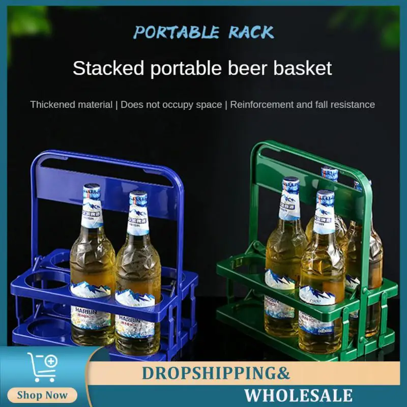 Beer Carri Folding Designs Strong Bearing Capacity Beautiful And Oppressive Stable And Durable Plastic Beer Portable Rack