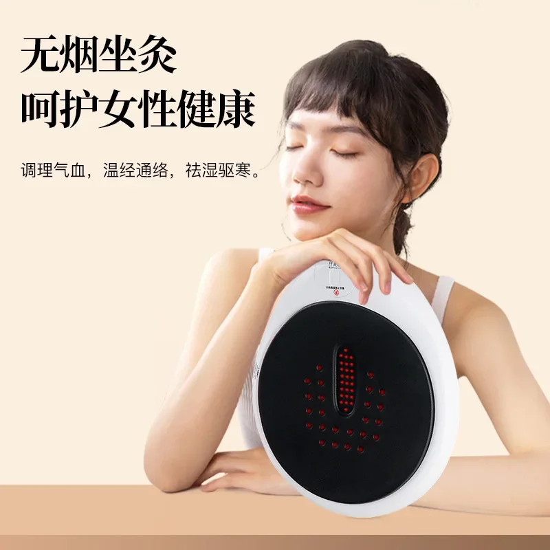 Moxibustion Pad Temperature Compensation Device Relax Whole Body Adjusted in 3 Levels Plugged in Support Maximum Weight 80kg