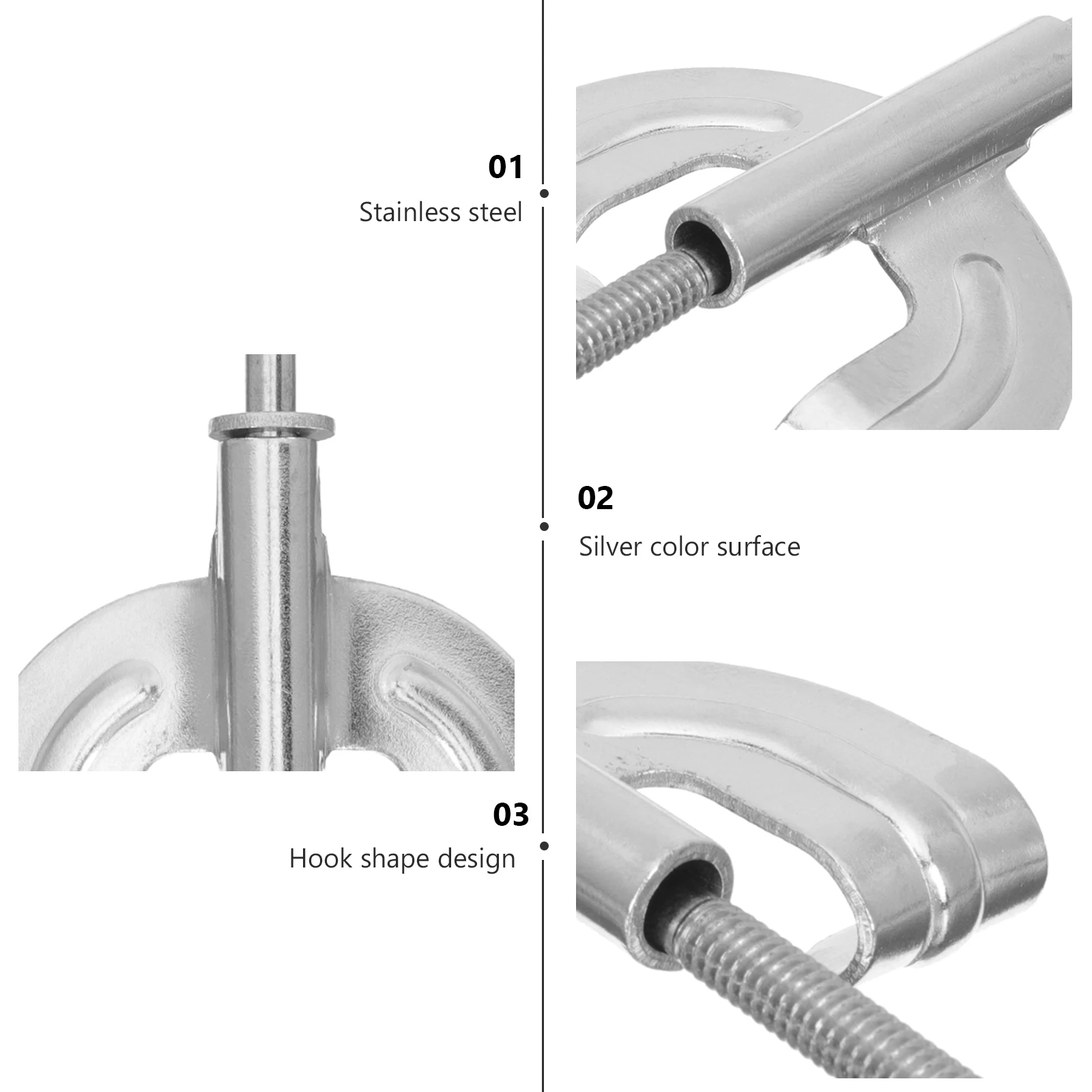 

Drum Ring Fixing Accessories Bass Lugs Replace Connector Screws Stainless Steel Connectors Parts