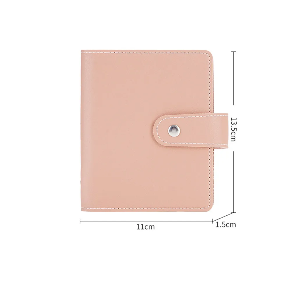 Porte-cartes de visite Portable à 64/94 grilles, 1 pièce, sac en cuir PU pour cartes de visite, conteneur pour cartes d'identité, passeport, étui portefeuille