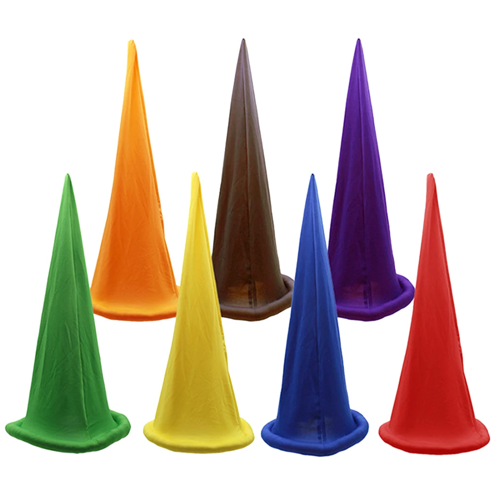 

7Pcs Gnome Hats Christmas Dwarf Costume Lightweight Flexible Party Headdress for Cosplay Events Decorations and Performances